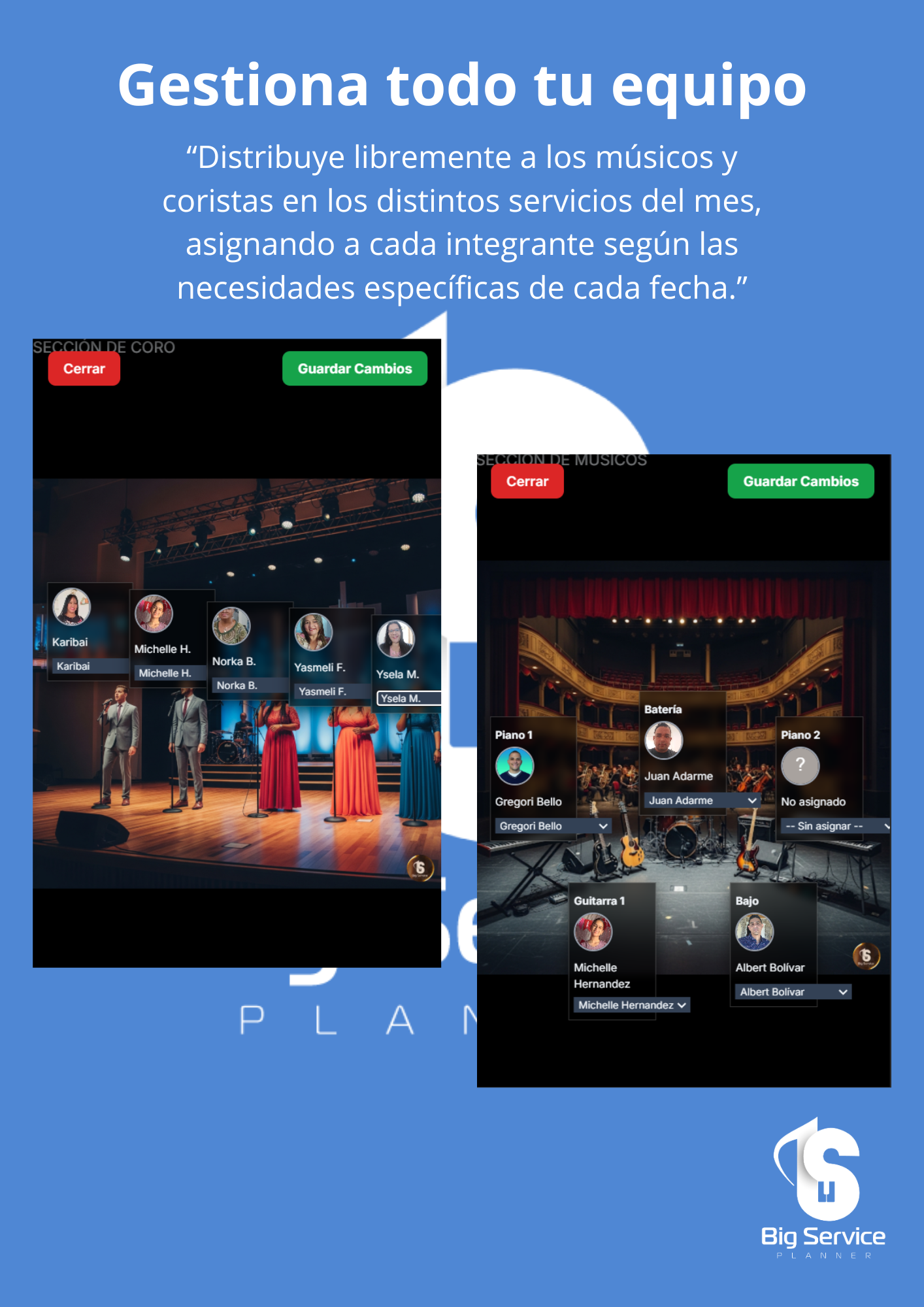 Paso a paso para agregar cantante